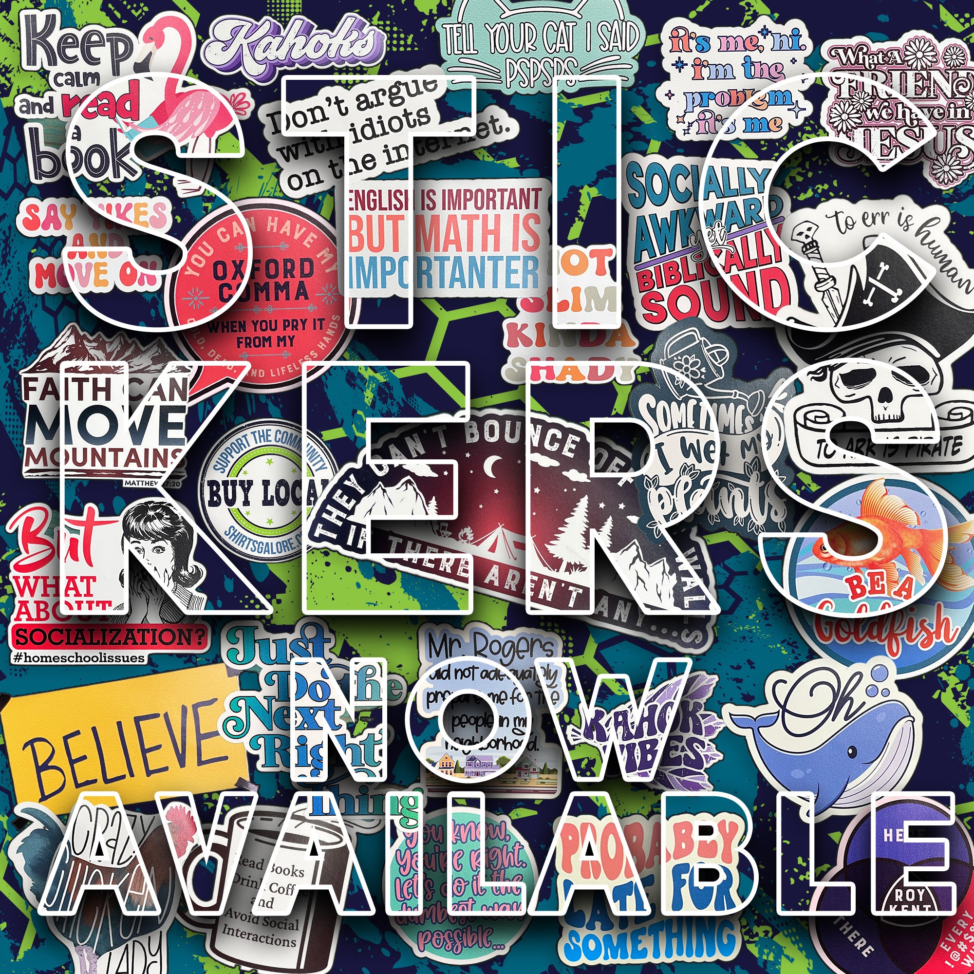 Stickers – Grounded Ink and Thread