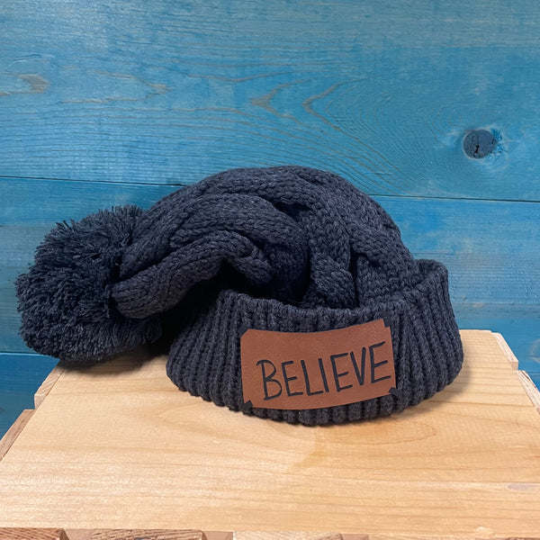 Believe - Knit Beanie