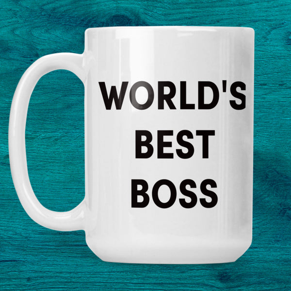 World's Best Boss Ceramic Mug (15oz)